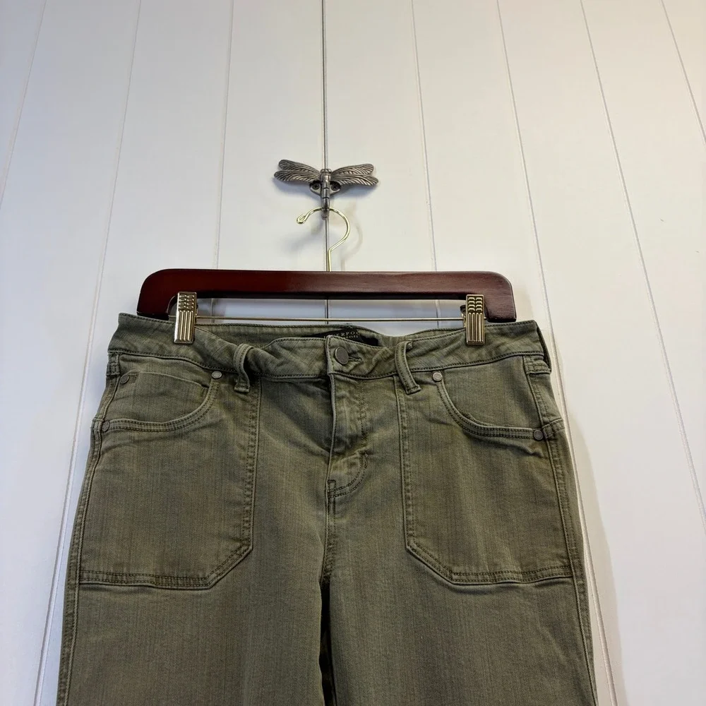 Liverpool Los Angeles the Ankle Cargo Pants Women Size 10 30 Moto Streetwear